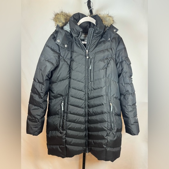 Eddie Bauer Sun Valley Down Parka – Black – Women’s XL - Picture 8 of 16